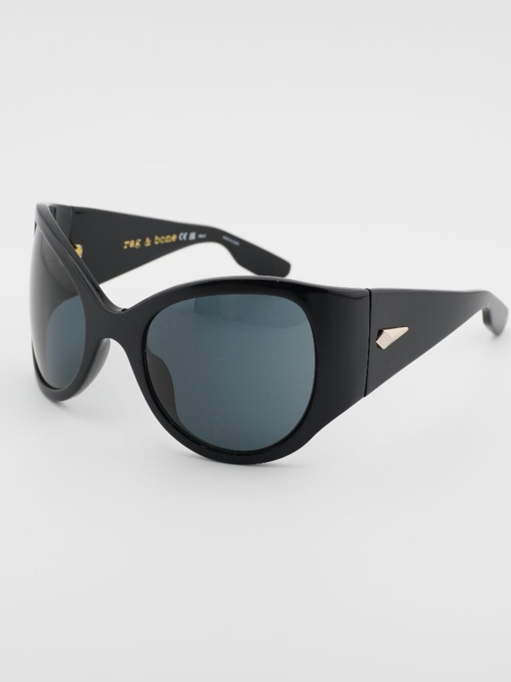 Rag & Bone RNB6004/S 0807 IR Butterfly Sunglasses - Black/Smoke